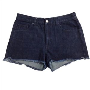 Marques/Almeida x Topshop Fray Hem Denim Jean Shorts Size 6